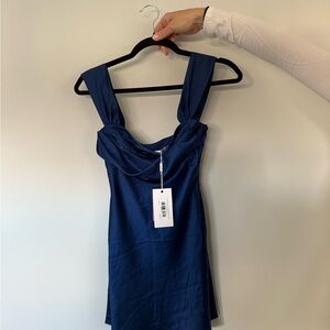 Beginning Boutique Navy Mini Dress